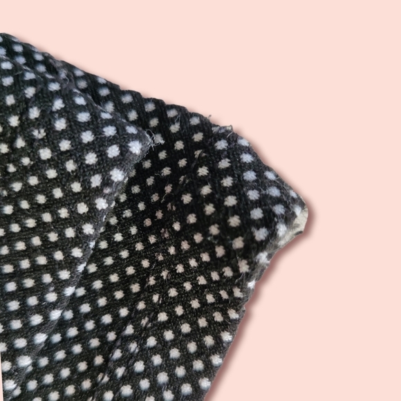 Chocolate black and white polkadot dress pant size medium - Picture 3 of 6